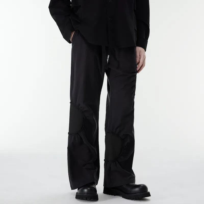 XINYINSU Wormhole Series 24FW Casual Pants Unisex Black-2