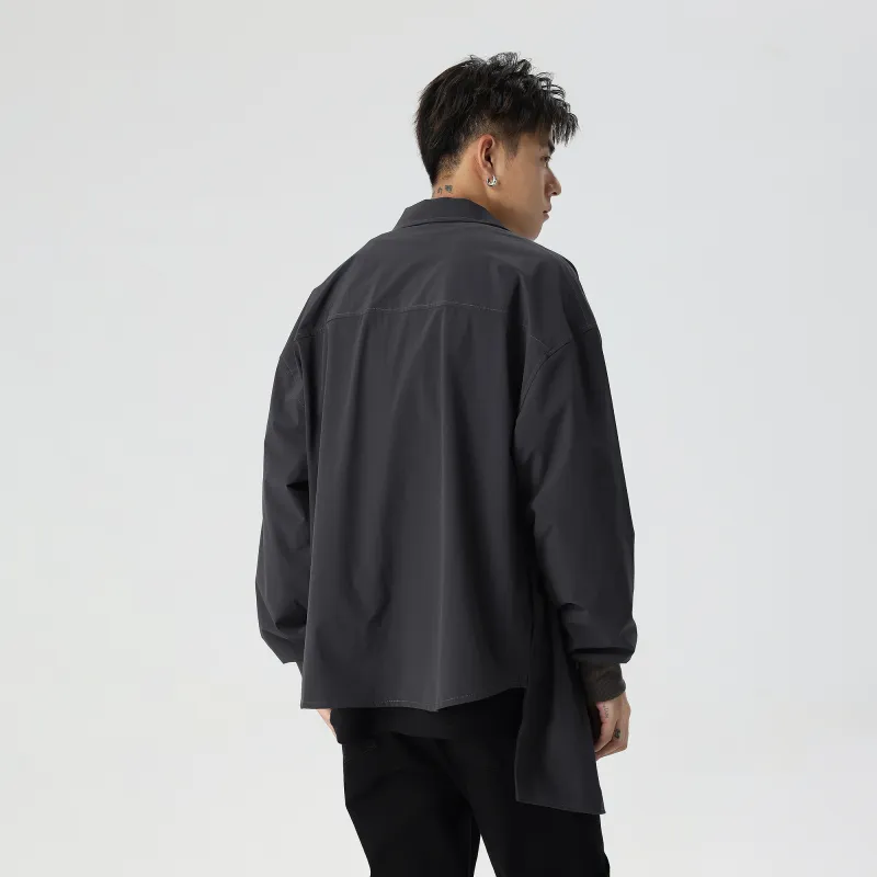 XINYINSU Shirts Unisex Gray-4