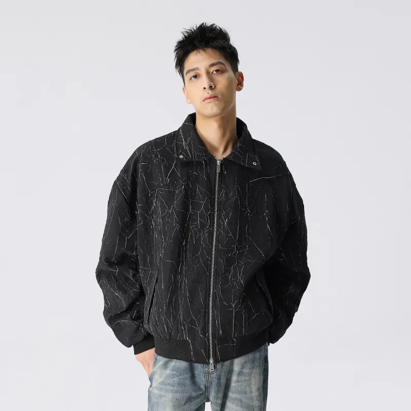 XINYINSU Jacket Spring And Fall Season Unisex Black-2