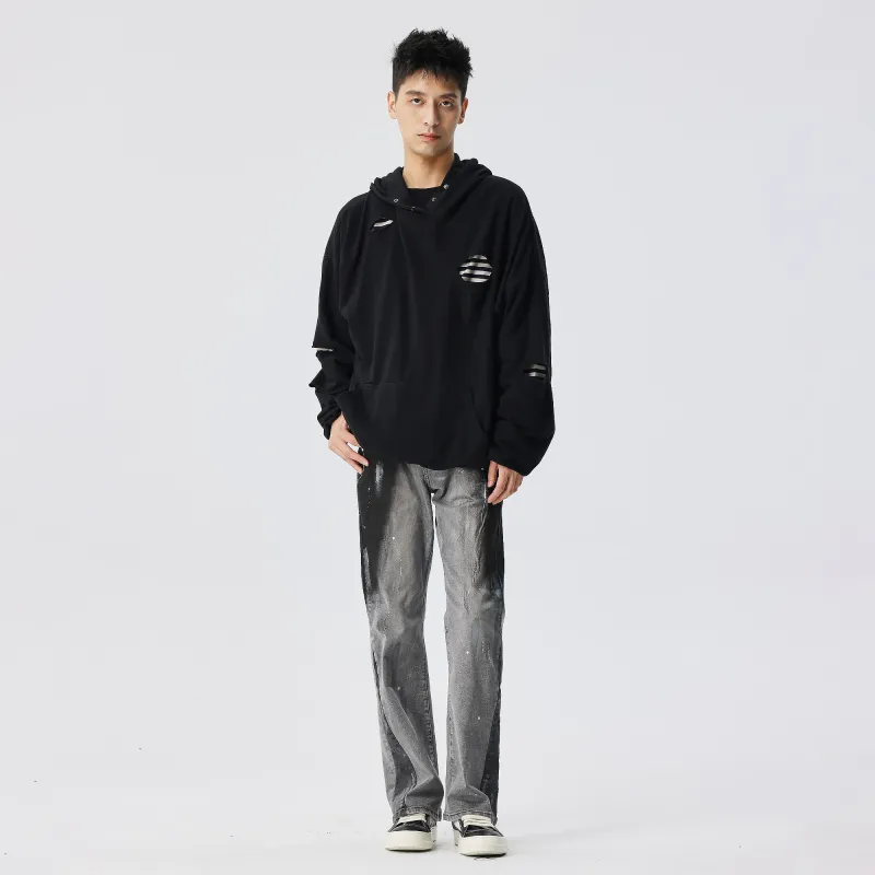 XINYINSU Sweatshirt Unisex Black-5