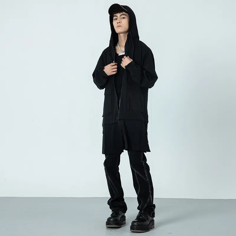 XINYINSU Trench Coats Unisex-6