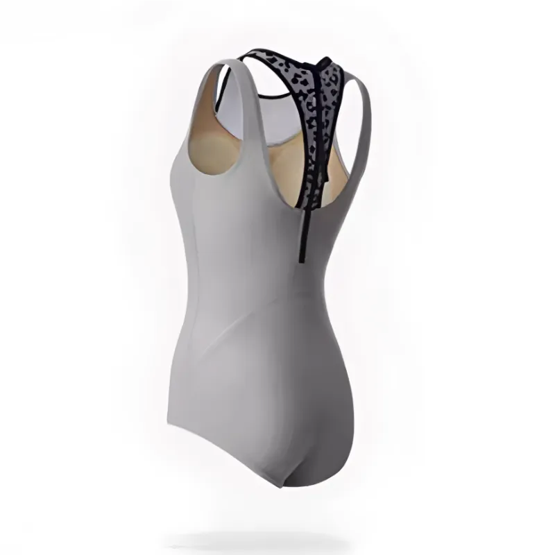 Arena One piece Swimsuit Women's Gray-1
