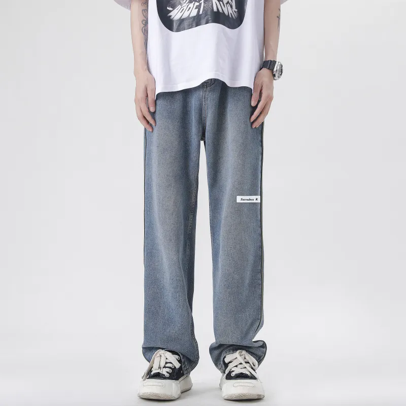 Sacrednss R Jeans Unisex Blue-4