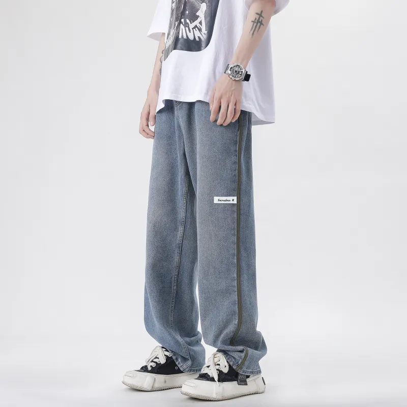 Sacrednss R Jeans Unisex Blue-3