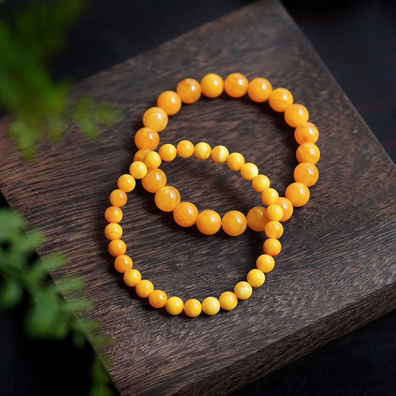 FANGYUANXIAOFU Beeswax Bracelets Women's-2