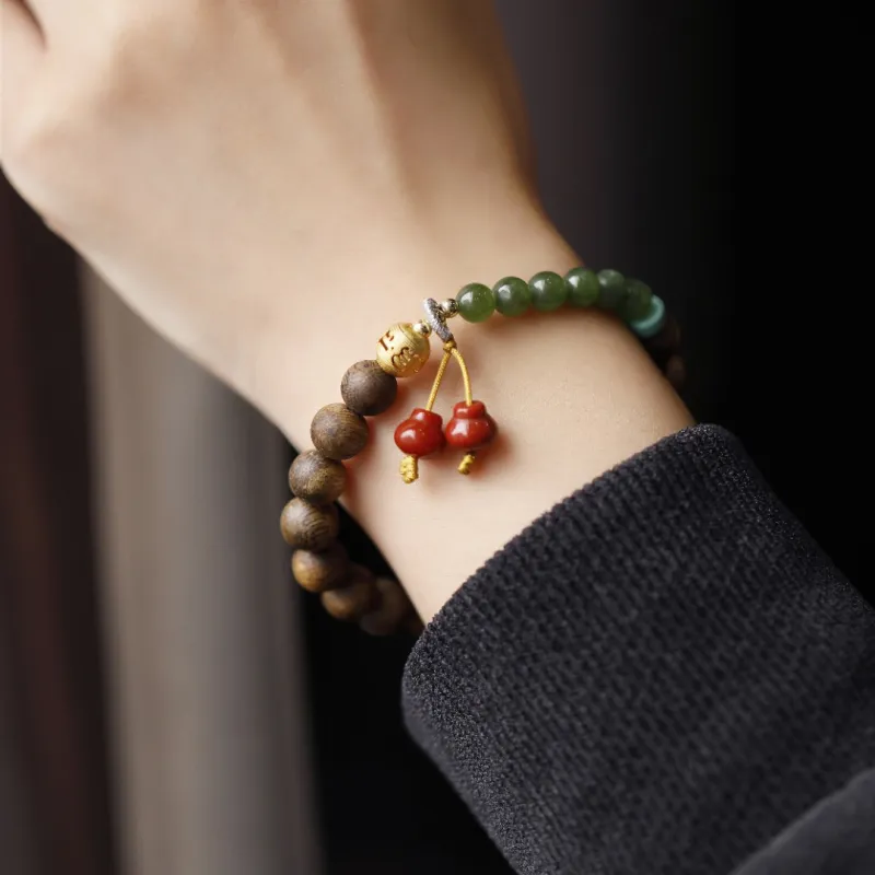 FANGYUANXIAOFU Green Kyara Bracelets Unisex-5