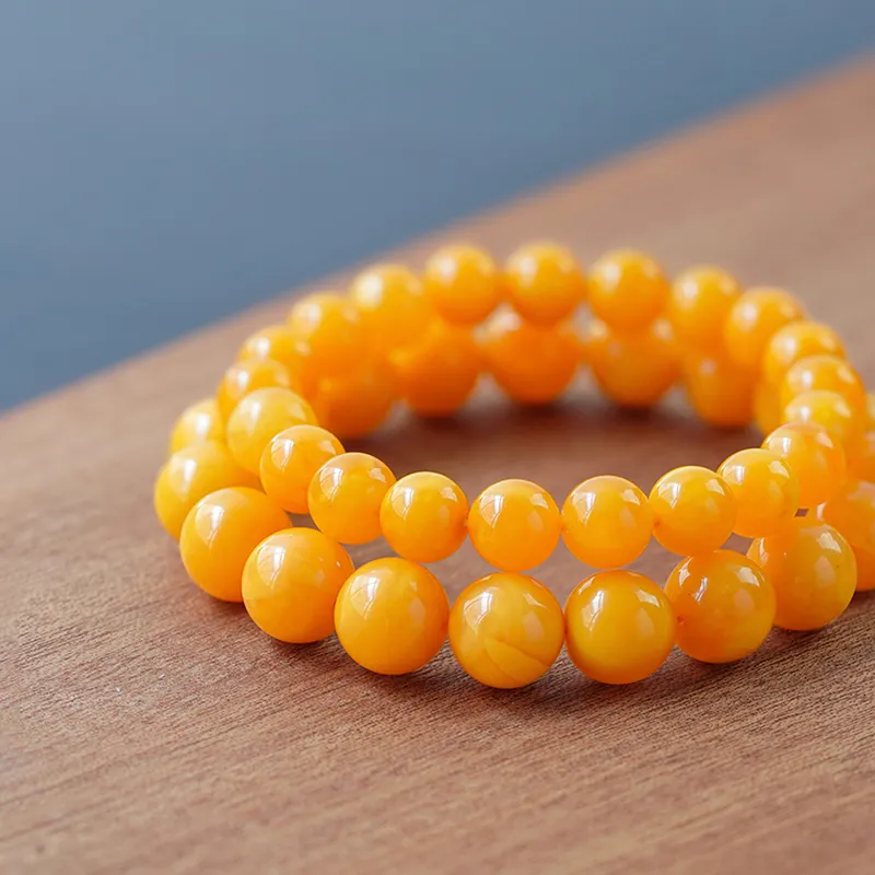 FANGYUANXIAOFU Beeswax Bracelets Women's-21