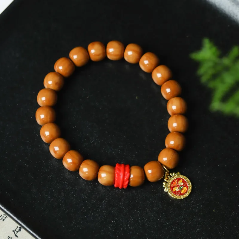 FANGYUANXIAOFU Monkey Head Walnut Bracelets Unisex-1