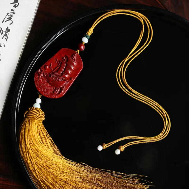FANGYUANXIAOFU Rosewood Pendants Unisex-1