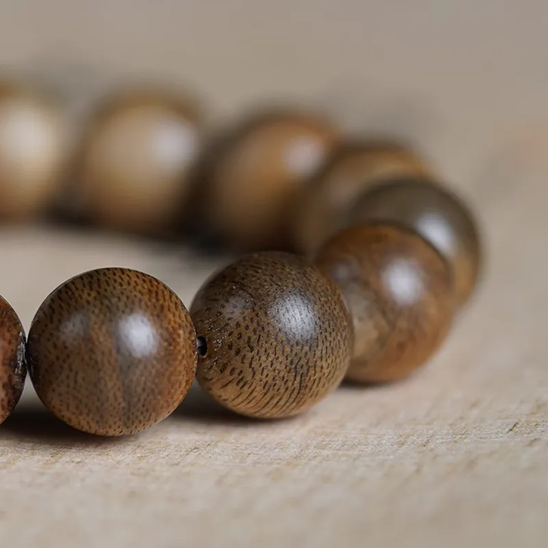 FANGYUANXIAOFU Auspicious Year Of The Snake Fragrance Enhancer, Agarwood Bracelets Unisex-10