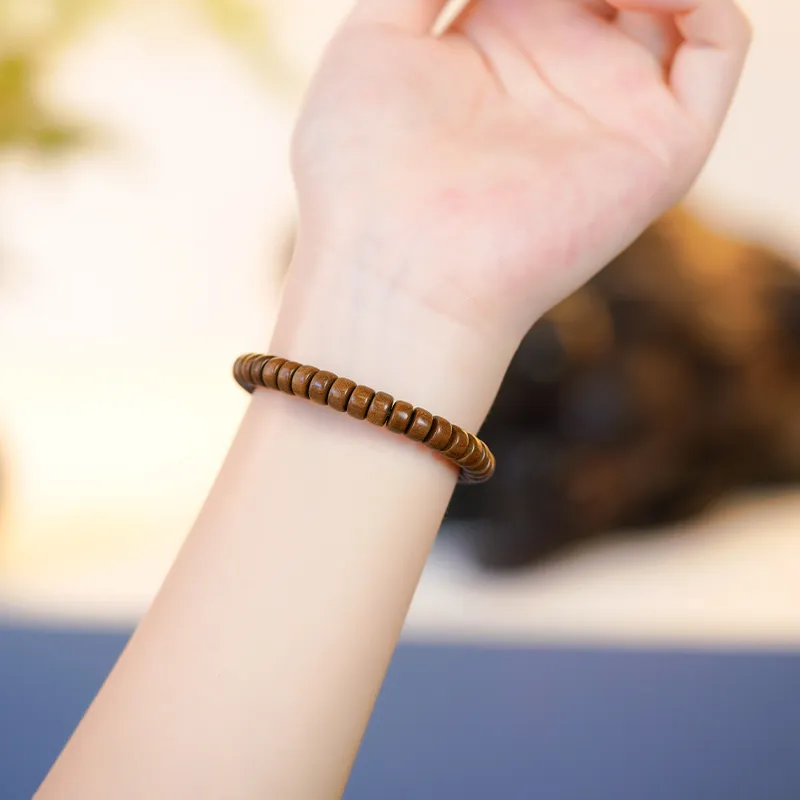 FANGYUANXIAOFU Laoshan Sandalwood Fragrance Bracelets Unisex-4