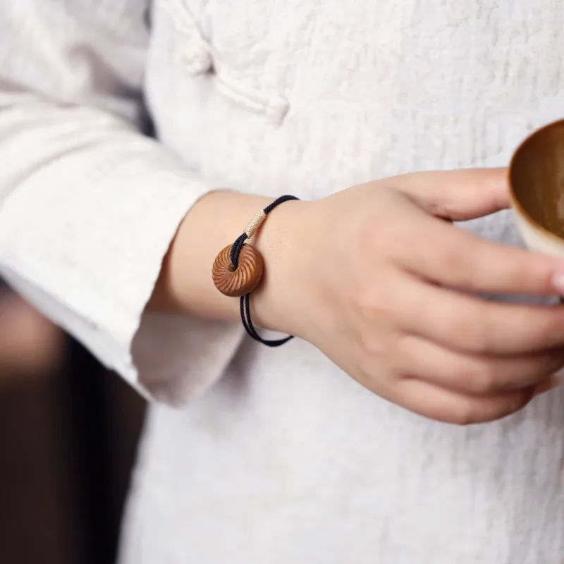 FANGYUANXIAOFU Laoshan Sandalwood Fragrance Bracelets Women's-7