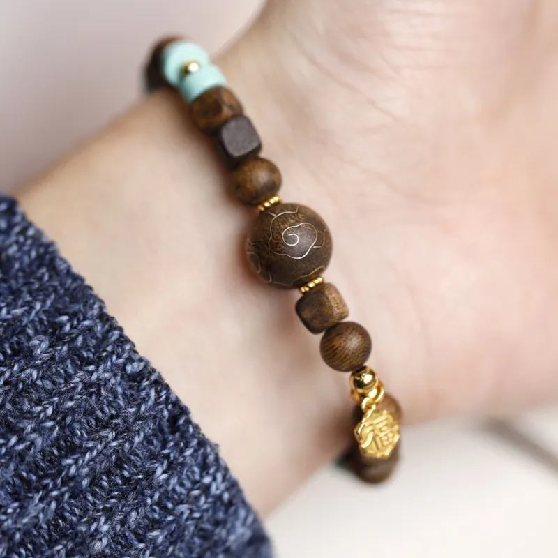 FANGYUANXIAOFU Green Kyara Bracelets Unisex-7