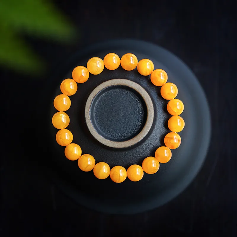 FANGYUANXIAOFU Beeswax Bracelets Women's-17