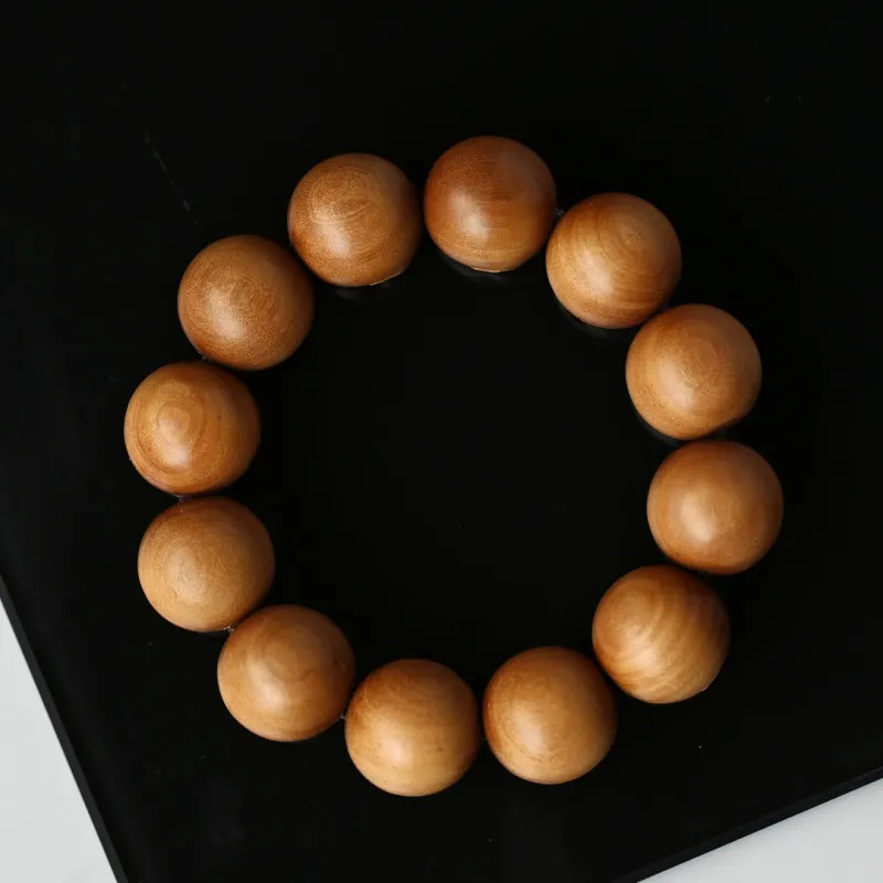 FANGYUANXIAOFU Laoshan Sandalwood Precious Wood Bracelets Men's-4