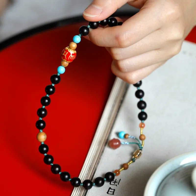 FANGYUANXIAOFU Rosewood Bracelets Women's-5