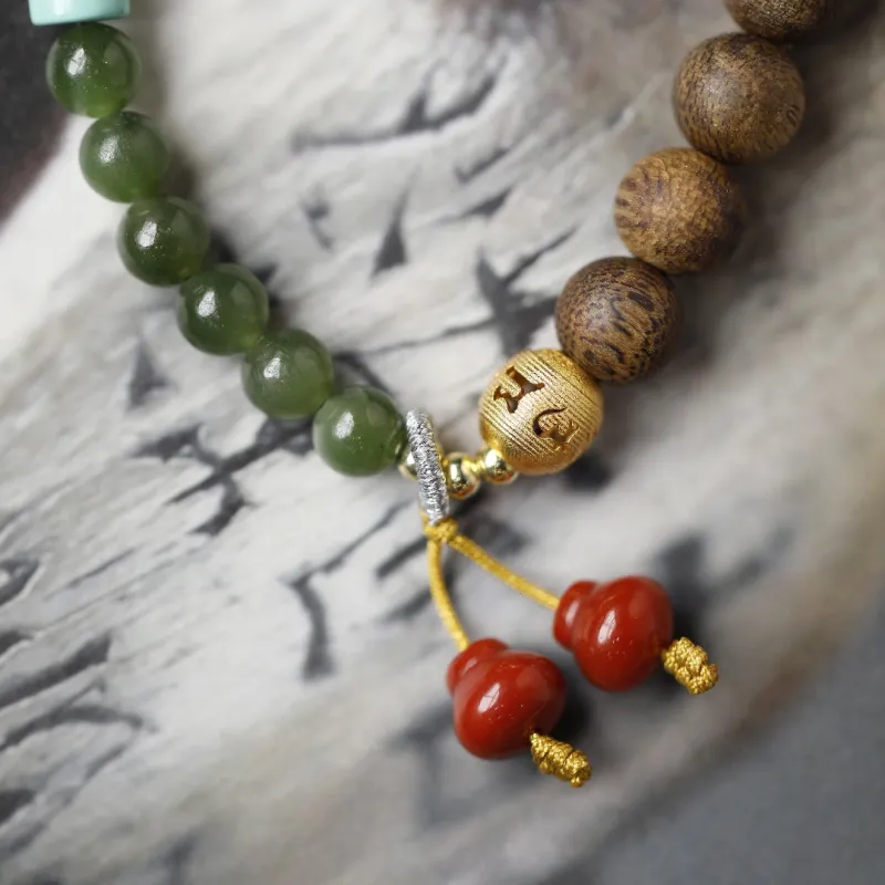 FANGYUANXIAOFU Green Kyara Bracelets Unisex-7