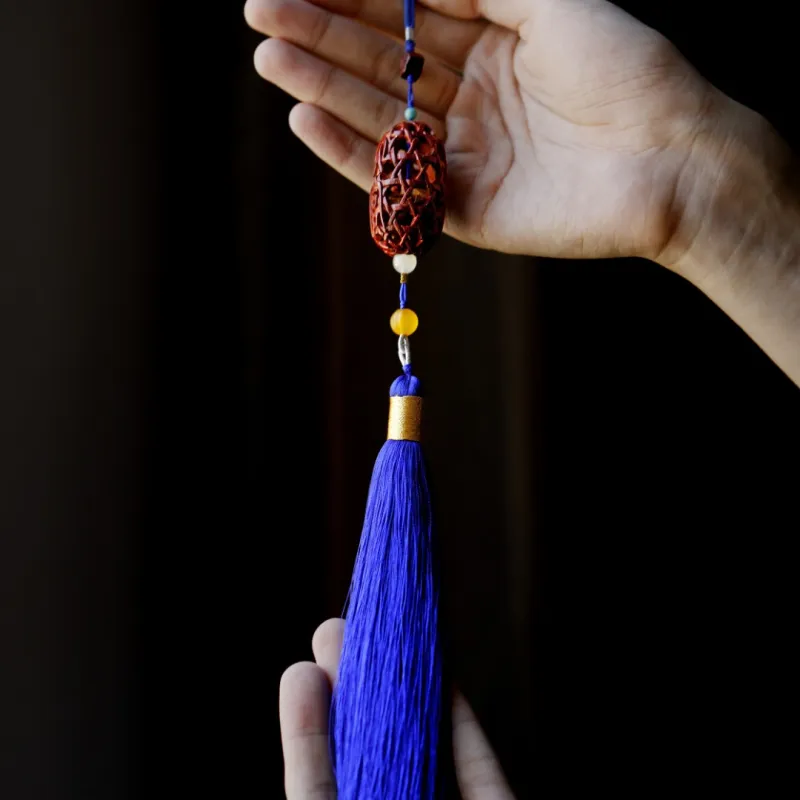 FANGYUANXIAOFU Rosewood Pendants Unisex-2