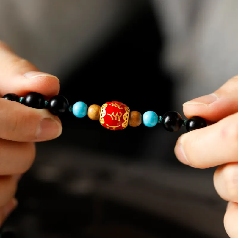 FANGYUANXIAOFU Rosewood Bracelets Women's-4