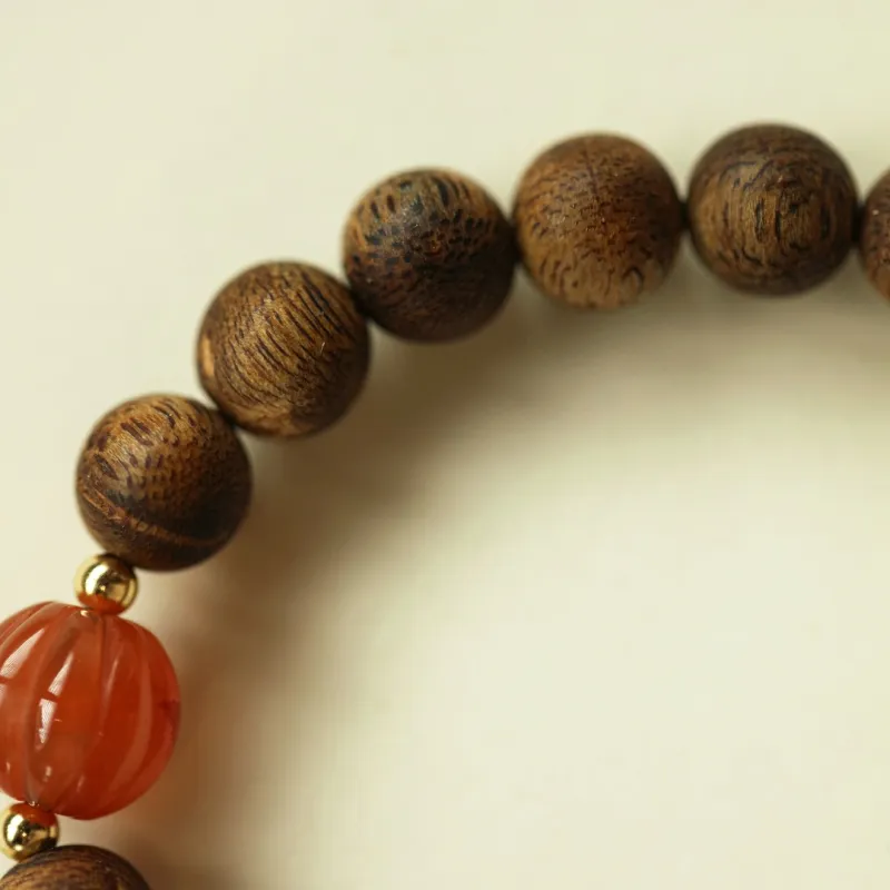 FANGYUANXIAOFU Auspicious Year Of The Snake Green Kyara Bracelets Unisex-6