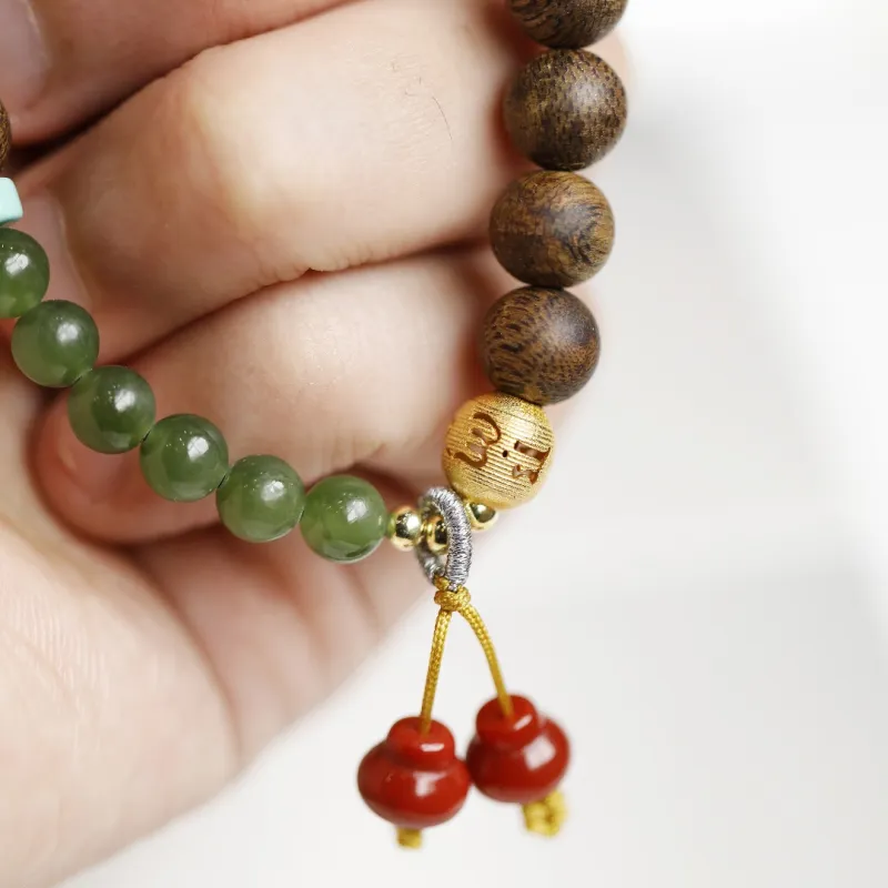 FANGYUANXIAOFU Green Kyara Bracelets Unisex-6