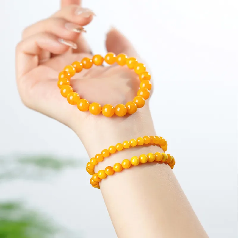 FANGYUANXIAOFU Beeswax Bracelets Women's-3