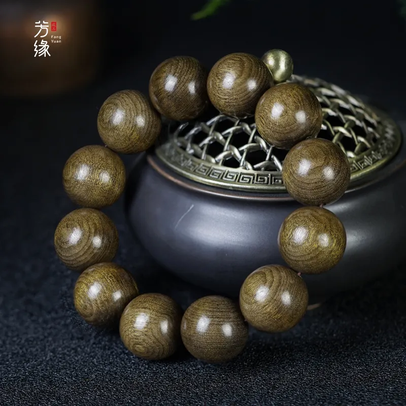FANGYUANXIAOFU Phoebe Zhennan Minimalist Style Single Wrap Plain Beaded Bracelet Unisex-3