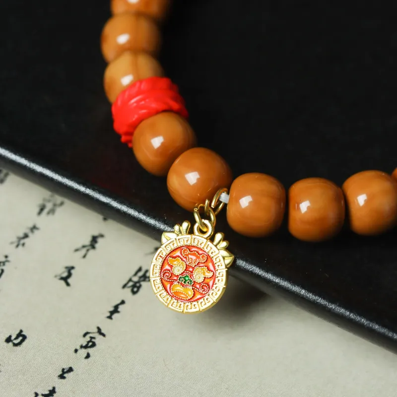 FANGYUANXIAOFU Monkey Head Walnut Bracelets Unisex-2