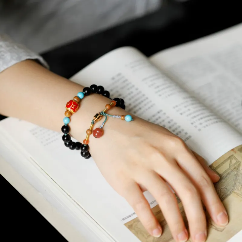 FANGYUANXIAOFU Rosewood Bracelets Women's-6