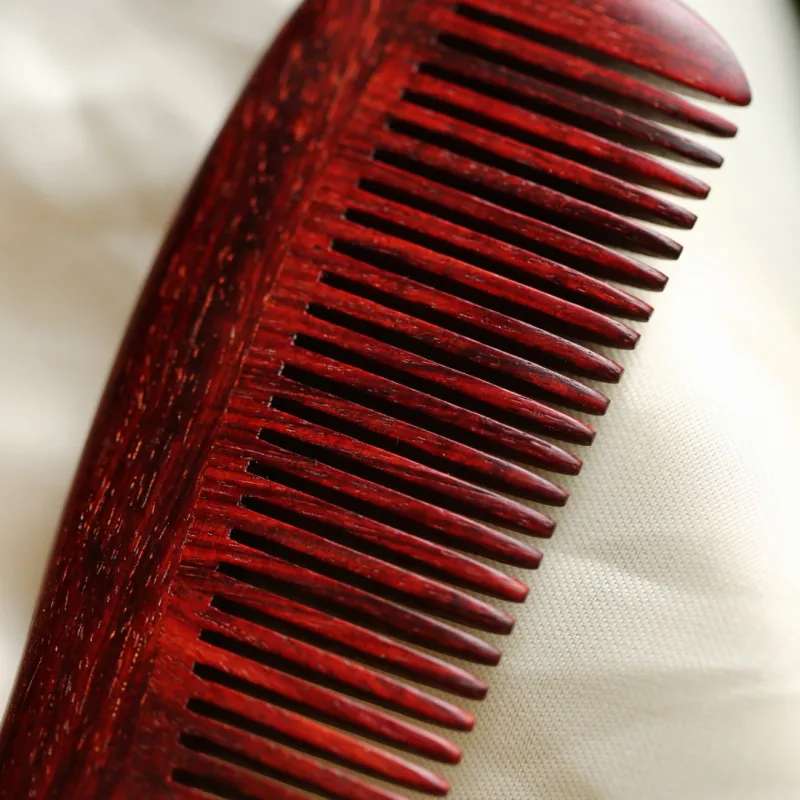 FANGYUANXIAOFU Rosewood Wooden Comb Women's-3