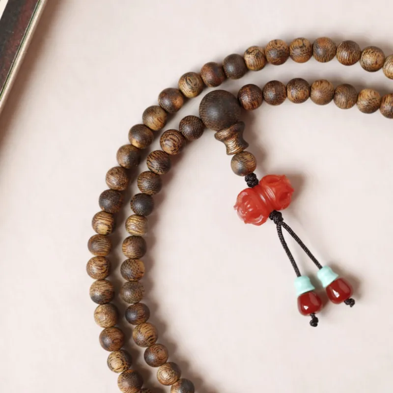 FANGYUANXIAOFU Green Kyara Wooden Bracelets Unisex-4