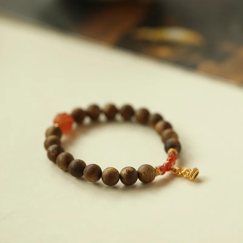 FANGYUANXIAOFU Auspicious Year Of The Snake Green Kyara Bracelets Unisex-1