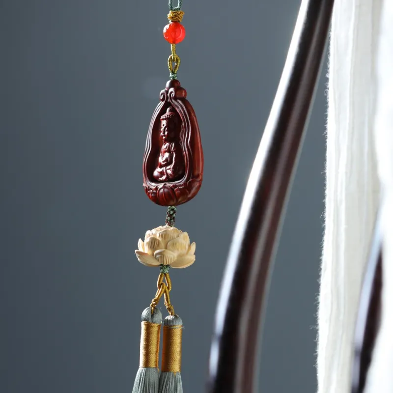 FANGYUANXIAOFU Rosewood Pendants Unisex-6