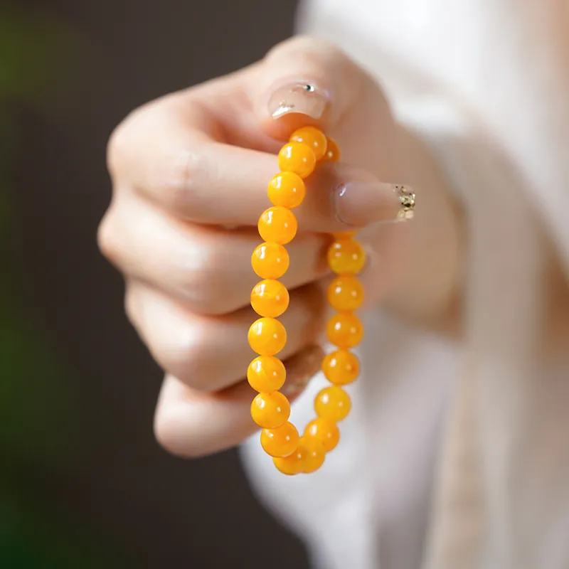 FANGYUANXIAOFU Beeswax Bracelets Women's-16