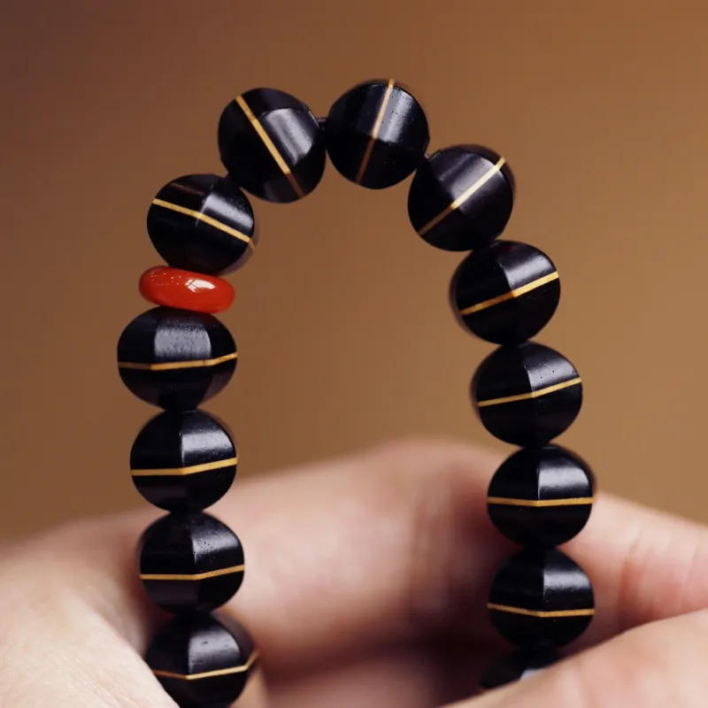 FANGYUANXIAOFU African Blackwood Bracelets Unisex-5
