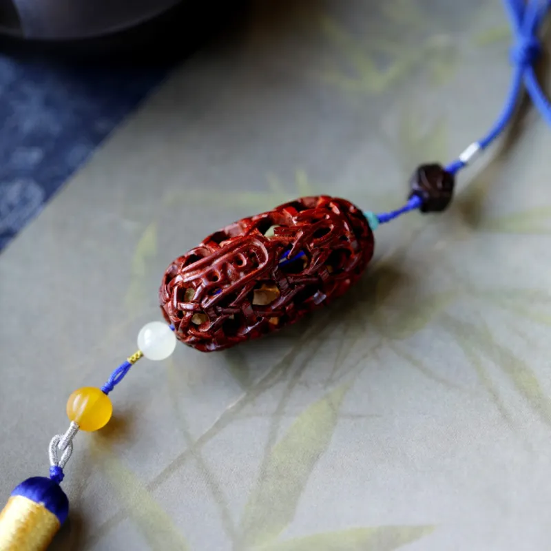FANGYUANXIAOFU Rosewood Pendants Unisex-5