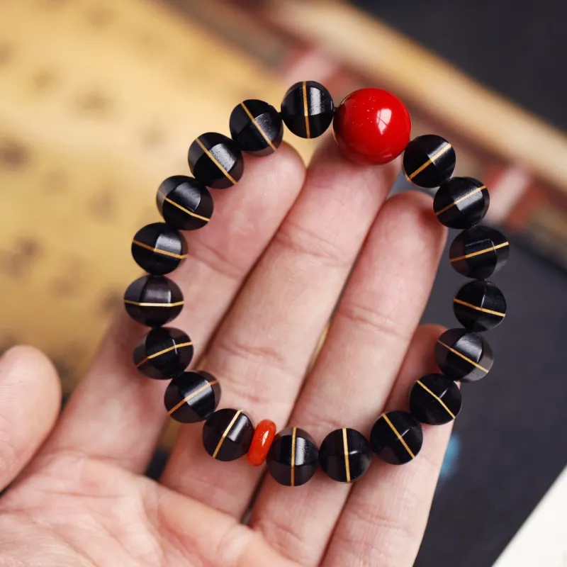 FANGYUANXIAOFU African Blackwood Bracelets Unisex-6