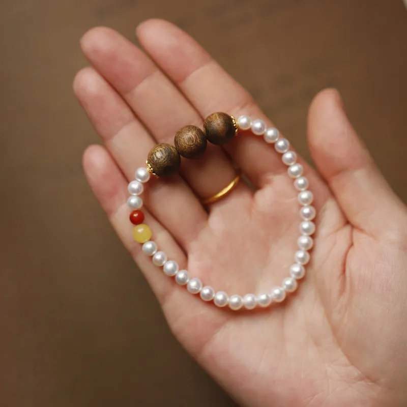 FANGYUANXIAOFU Auspicious Year Of The Snake Kyara Bracelets Unisex-3