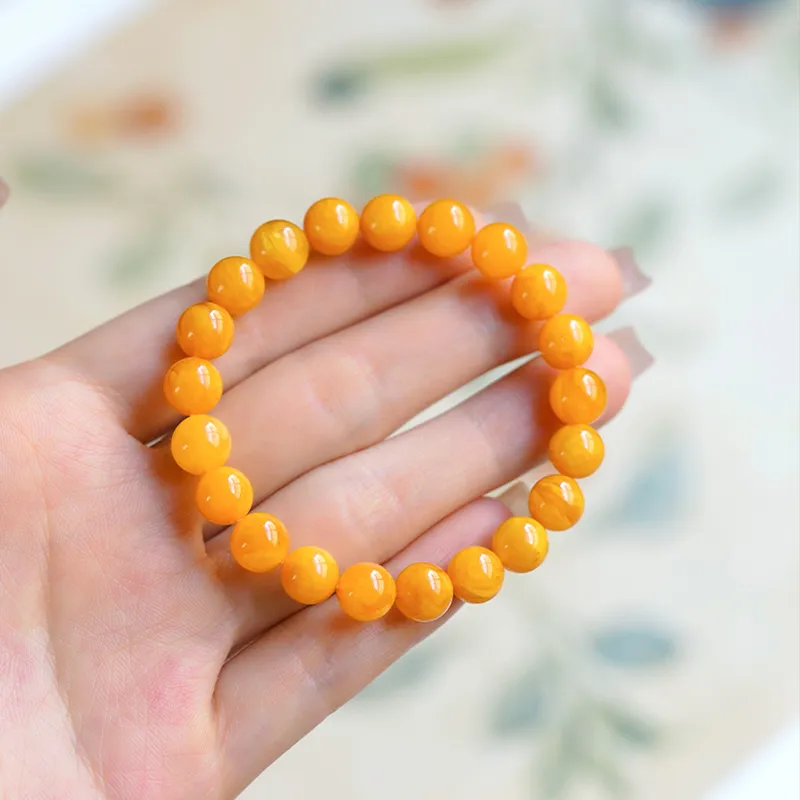 FANGYUANXIAOFU Beeswax Bracelets Women's-15
