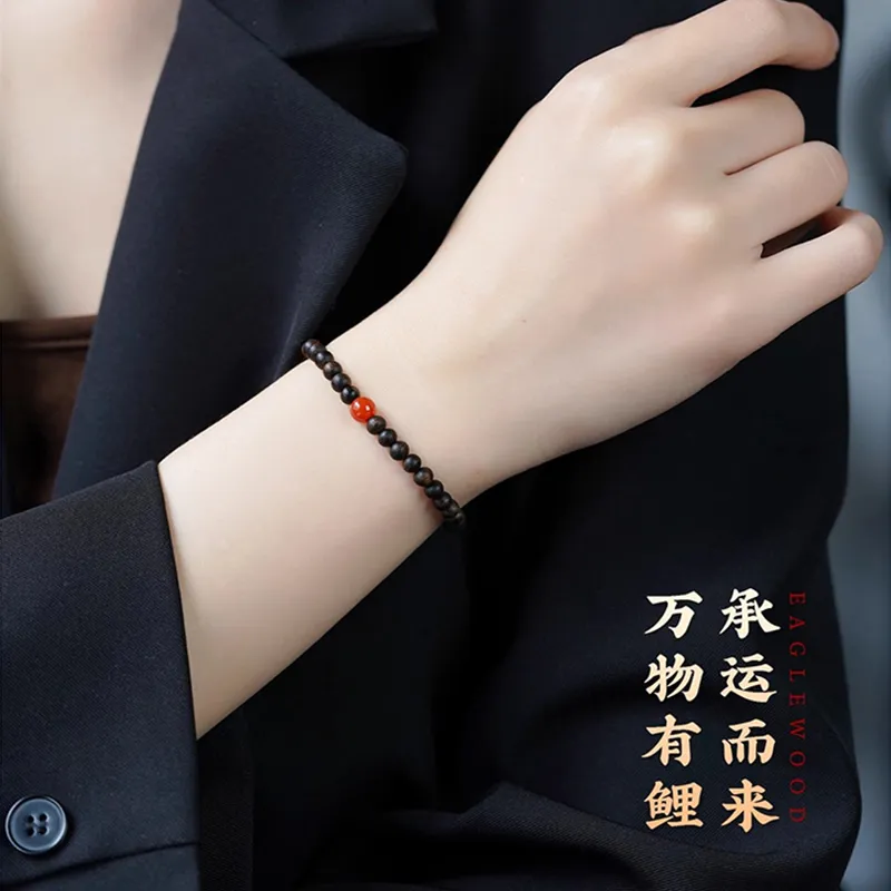 FANGYUANXIAOFU Fragrance Enhancer, Agarwood Bracelets Women's-10