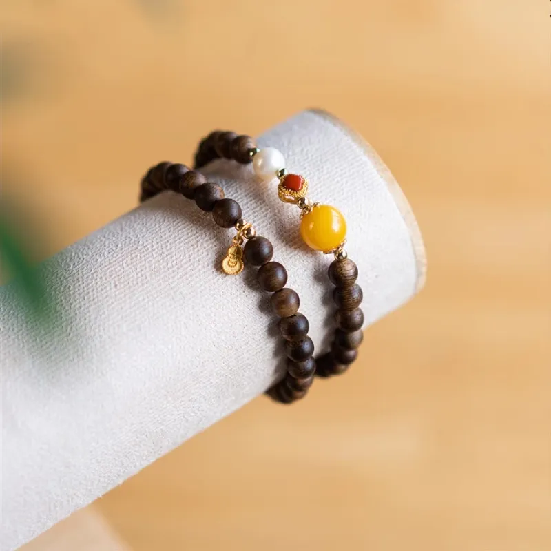 FANGYUANXIAOFU Kyara Wooden Bracelets Women's-6