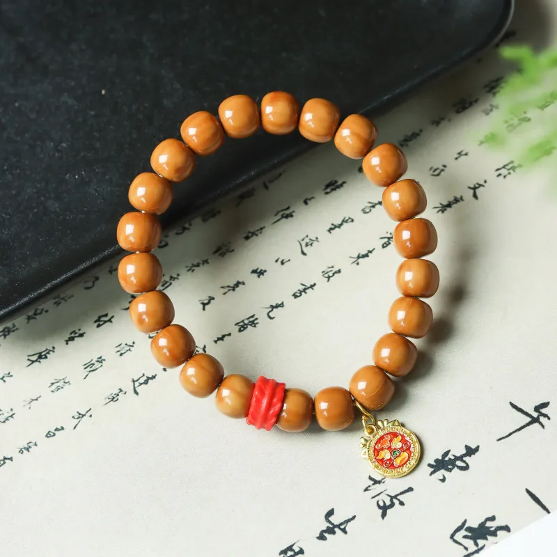 FANGYUANXIAOFU Monkey Head Walnut Bracelets Unisex-4