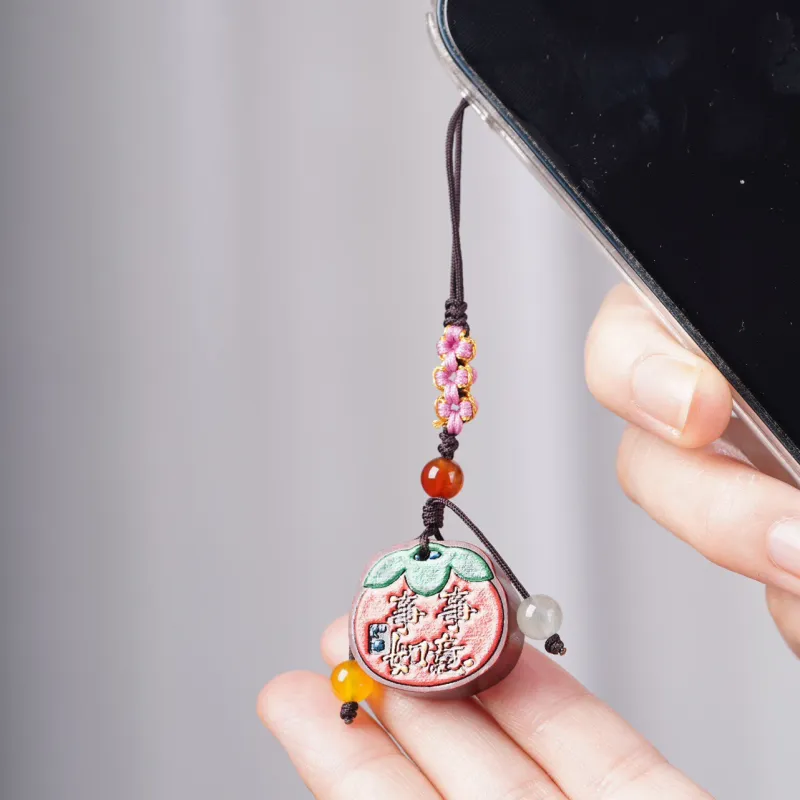 FANGYUANXIAOFU Pterocarpus Pendants Unisex-7