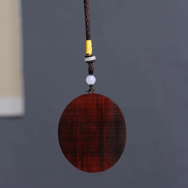 FANGYUANXIAOFU Pterocarpus Pendants Unisex-2