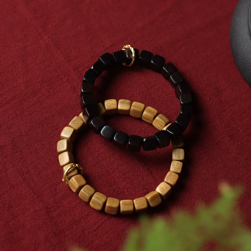 FANGYUANXIAOFU African Blackwood Bracelets Unisex-5