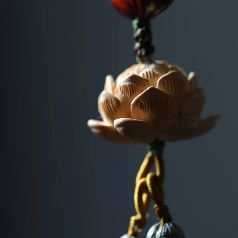 FANGYUANXIAOFU Rosewood Pendants Unisex-4