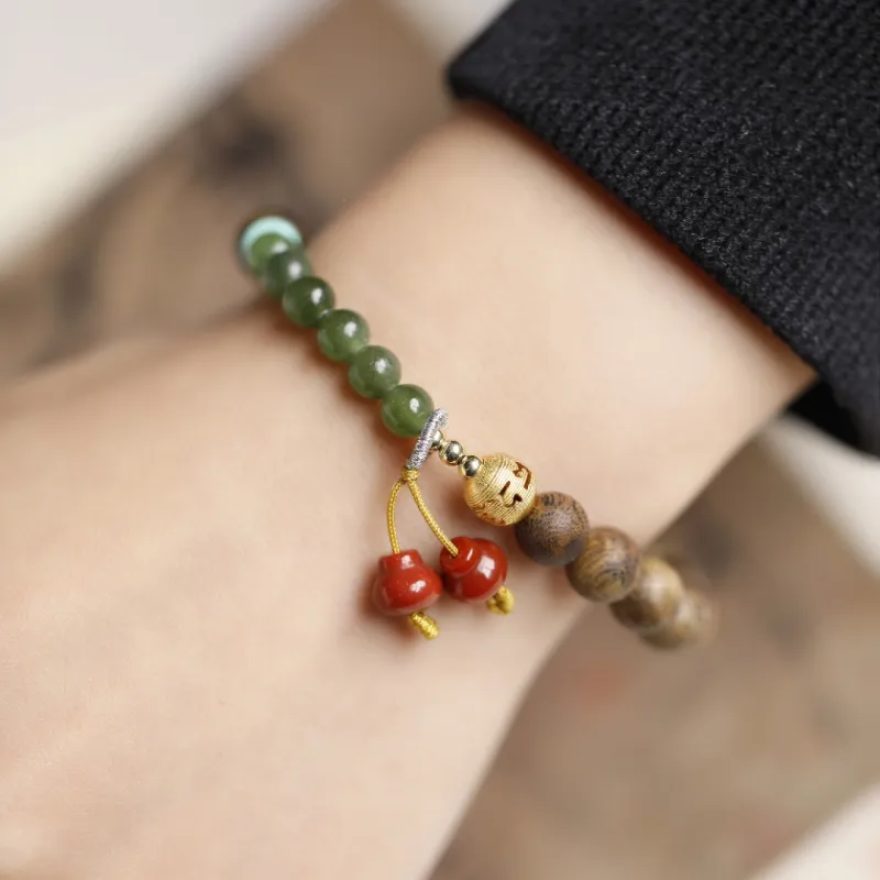 FANGYUANXIAOFU Green Kyara Bracelets Unisex-2