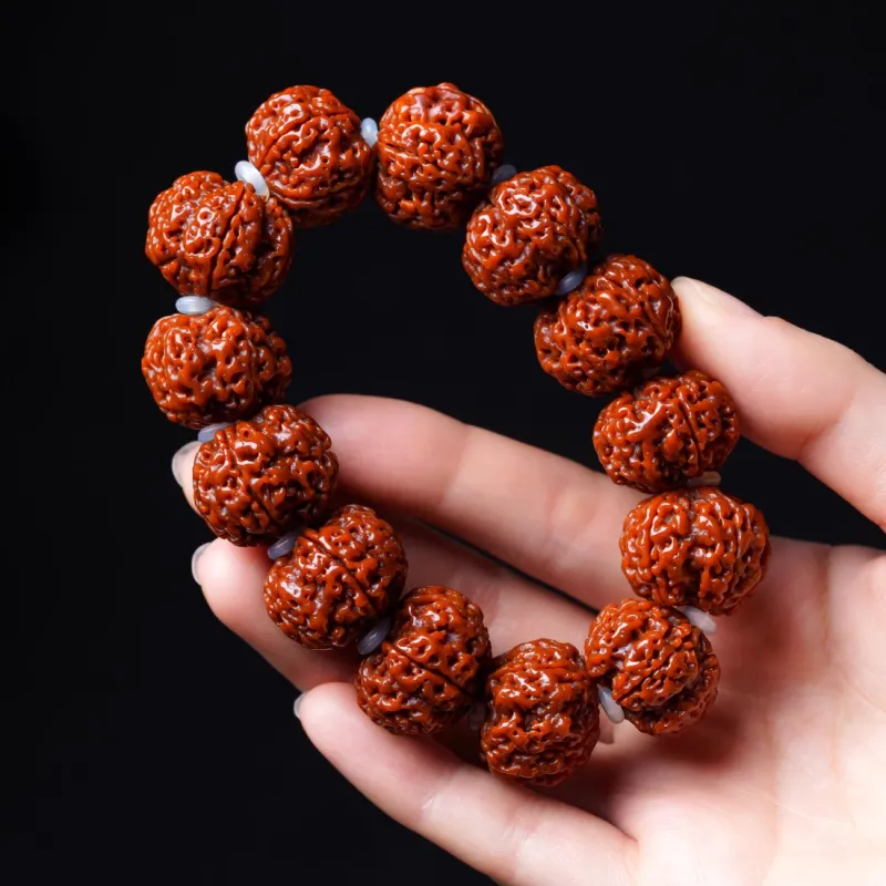 FANGYUANXIAOFU King Kong Bodhi Seeds Bracelets Unisex-3