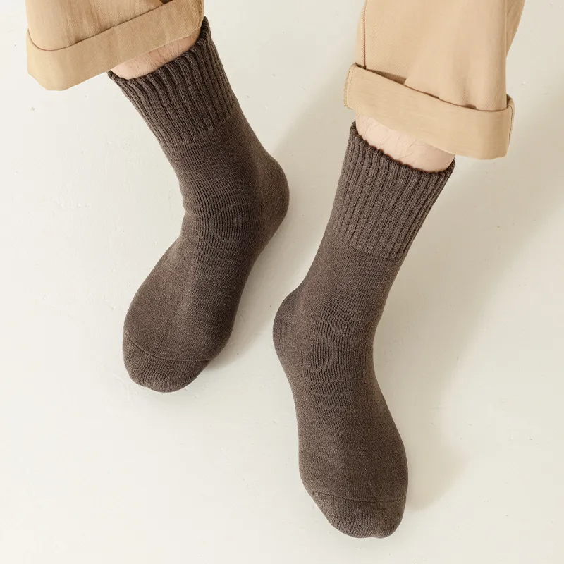 YINSHILIANGPIN Mid Calf Socks Men's 5 Pack-6