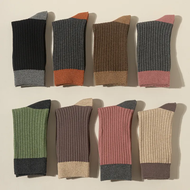 YINSHILIANGPIN Mid Calf Socks Women's 5 Pack-4